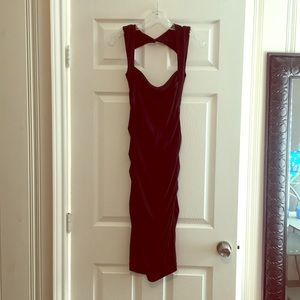 Black dress with open back!